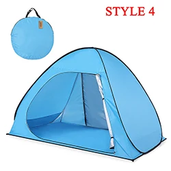 Lixada всплывающий автоматический пляжный тент с защитой от ультрафиолета, кемпинговая палатка, легкий наружный тент, палатки для пляжной рыбалки, солнцезащитный тент - Цвет: style 4 blue