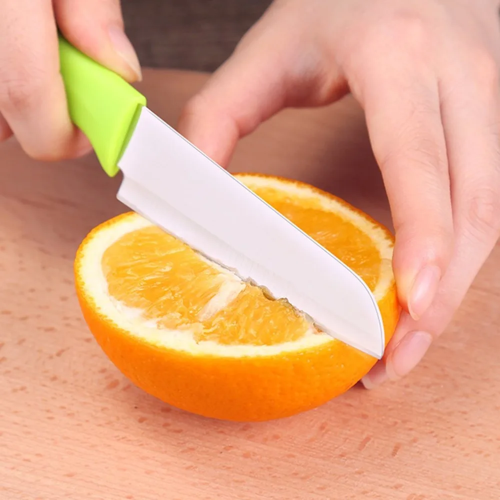 Stainless Steel Fruits Knife With Anti slip Plastic Handle Melon Knife