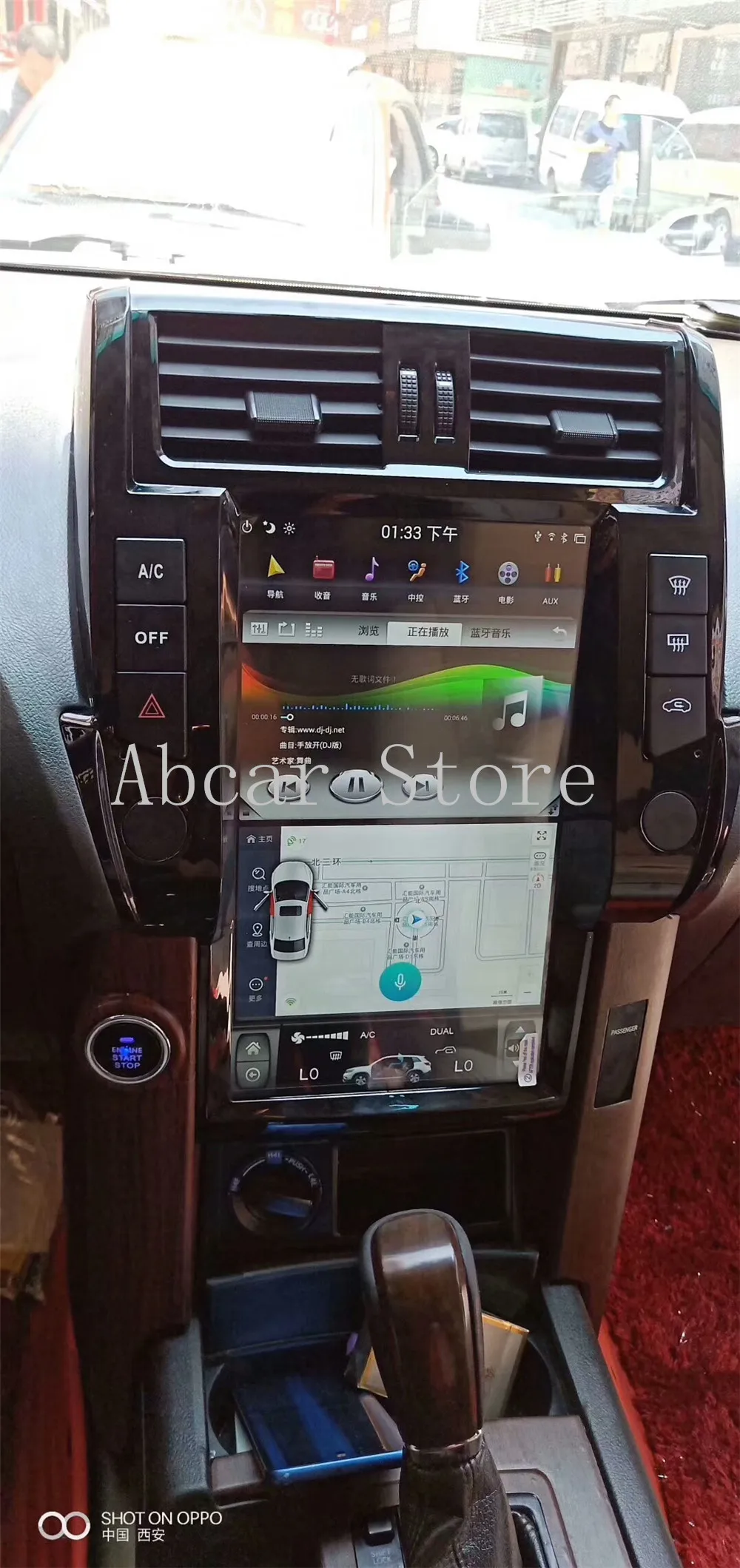 13,6 ''Tesla стиль Android 8,1 PX6 ips автомобильный dvd-плеер gps навигация для Toyota Land Cruiser Prado 150 2010 2011 2012 2013 радио