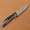 Green thorn F95 turn over folding knife D2 steel TC4 titanium alloy +G10 handle camping hunting knife practical fruit knife EDC ► Photo 2/6