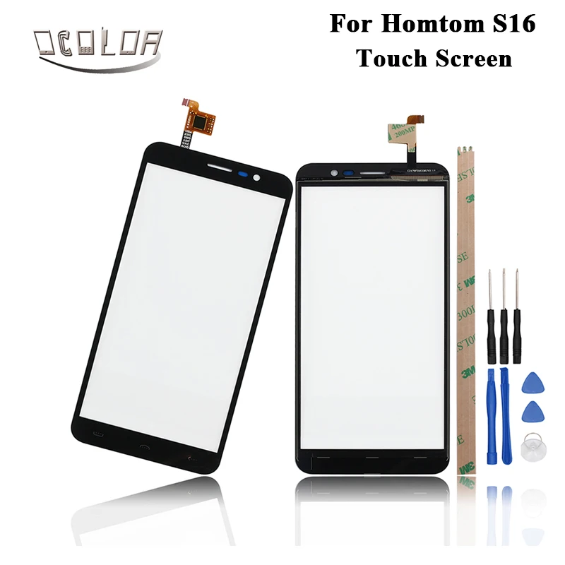 Цветной сенсорный экран для Homtom S16 сенсорная панель с объективом Сменные