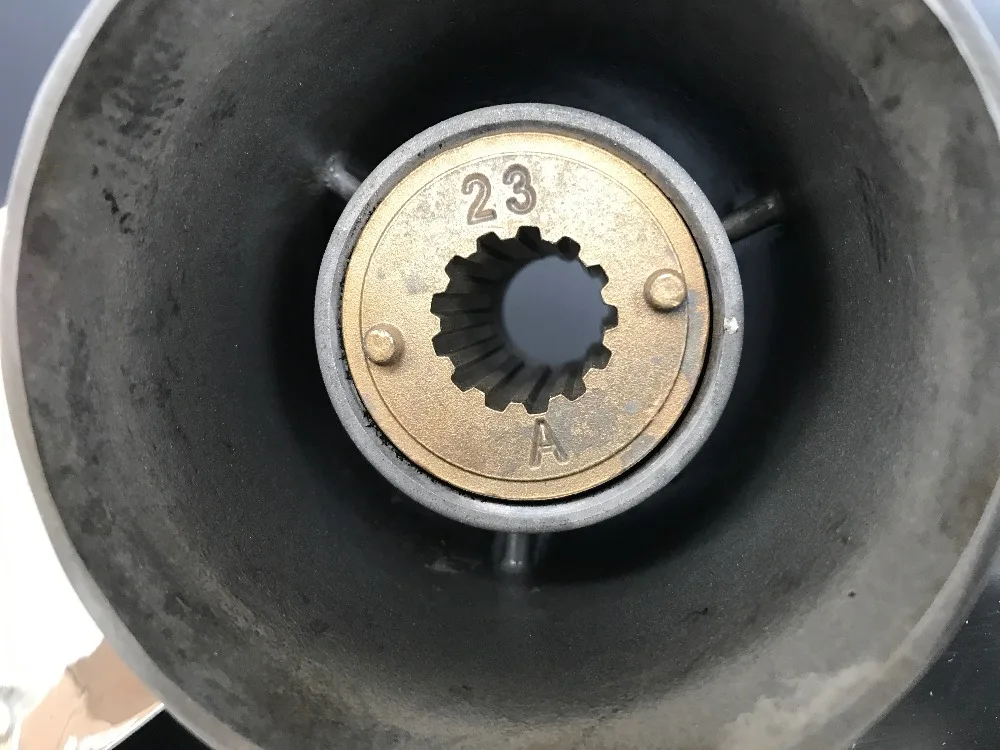 11 3/8x12 для 40HP 50HP evinгруб пропеллеры из нержавеющей стали пропеллер 13 зубьев 3
