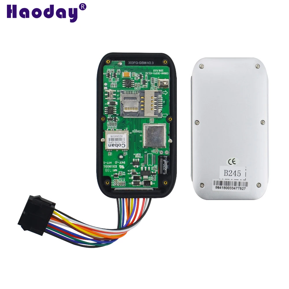 

GPS Vehicle Tracker GPS303F/TK303F with BOX Built-in GPS/GSM Antenna Multi-function Car Locator Auto Track with SOS Alarm