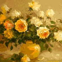 Новое поступление 40x50 см Безрамные Картины краски по номерам цифровая Масляная Краска на холсте украшение дома AOP005