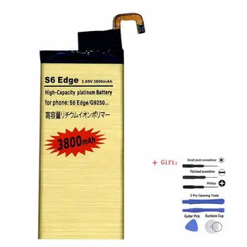 

G9250 Battery for Samsung Galaxy S6 Edge G9250 G925F G925FQ Rechargeable li ion Accumulator Batteries on the Phone