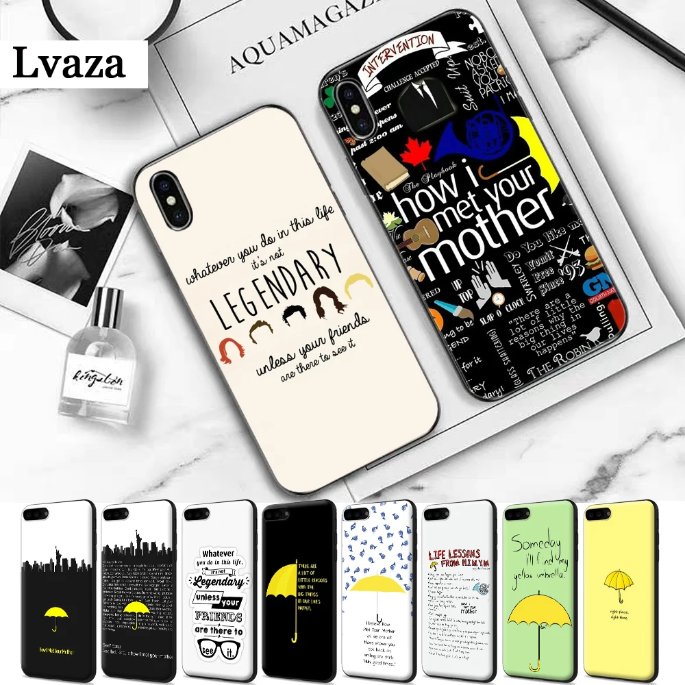 

Lavaza how i met your mother himym quotes Silicone Case for iPhone 5 5S 6 6S 7 8 Plus 11 Pro X XR XS Max