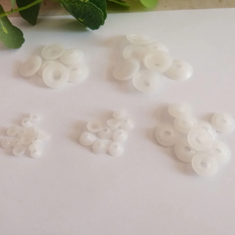 

7mm/9mm/10mm/12mm/14mm/16mm/18mm/20mm width white hard washer fit for plush toy eyes nose accessorie---100pcs/lot