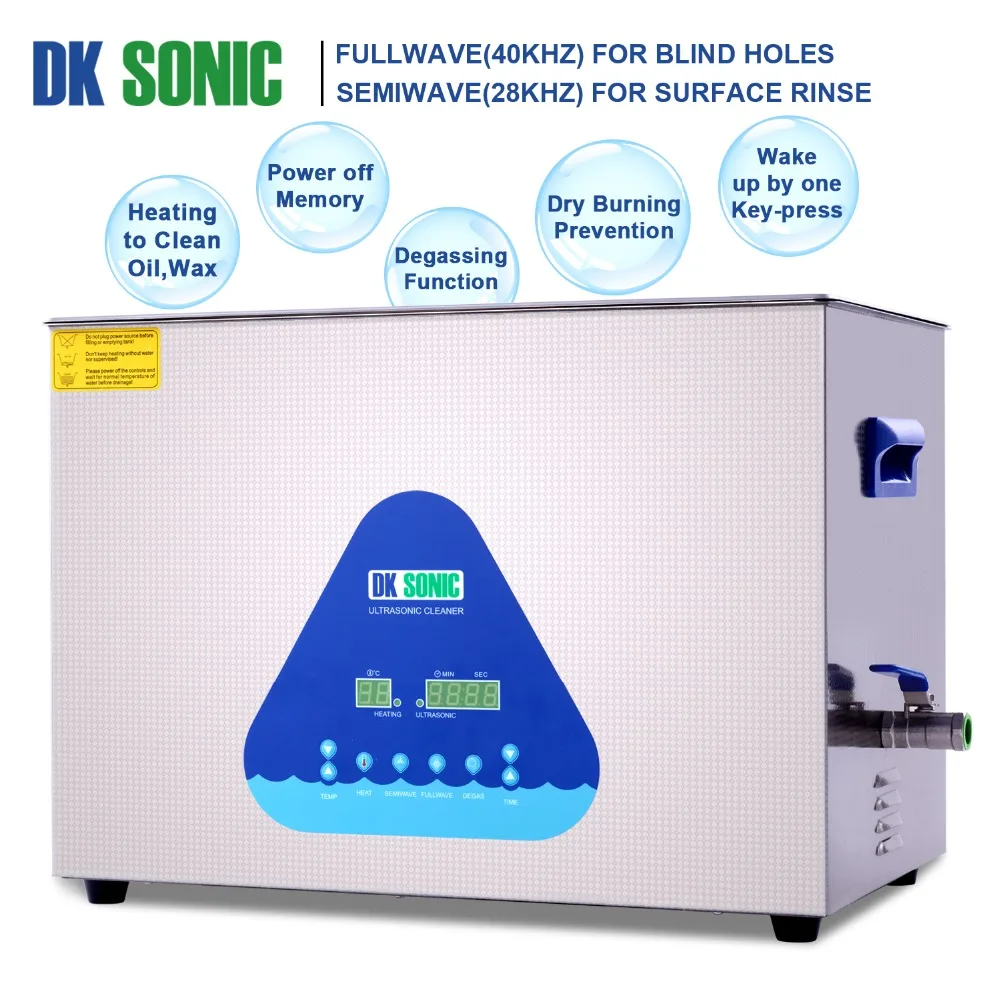 DK sonic обувь большого размера на ультра sonic очиститель карбюратора 30L600W лаборатории ультра sonic отопителя таймер ванна для Запчасти оборудования клюшки для гольфа 28/40 кГц