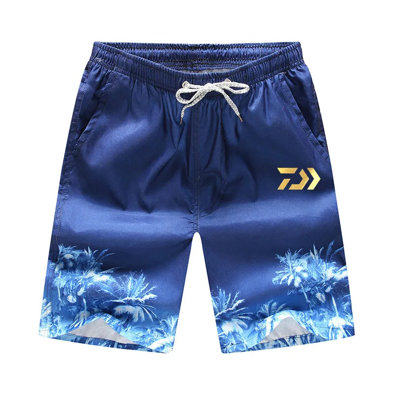 Daiwa плюс большие новые короткие брюки для рыбалки летние мужские уличные дышащие пляжные рыбацкие брюки светильник одежда Pesca Daiwa - Цвет: 1