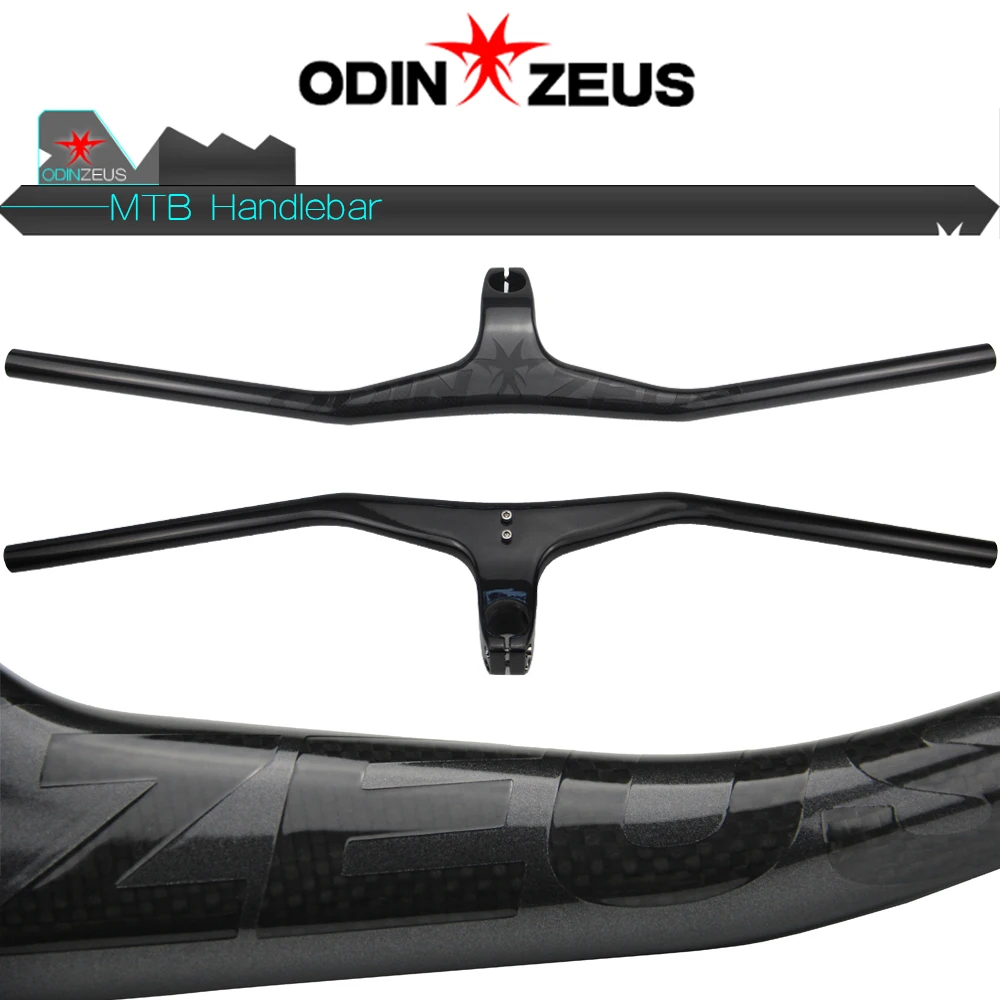 ODINZEUS 2019 Manillar углеродный MTB велосипедный подъемный однообразный Интегрированный