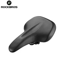 ROCKBROS MTB Saddle Cycling Bike Seat Soft Comfortable Bicycle Saddle Anti-shock Thicken Widen Bike Cushion Bicycle Part rockbros breathable round bow bike saddle bicycle