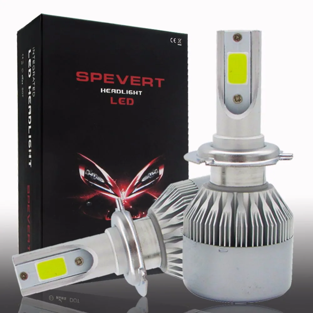 Светодиодный комплект для переоборудования фар speedent 110 Вт 20000LM H4 H1 H7 H8 H9 H11 Diamond White