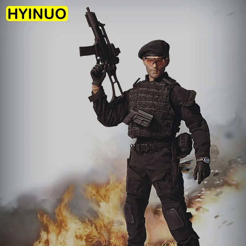 

1/6 Scale WK89009A Jason Statham Death squad Suit Action Figure Set Sculpt Model 12' Full Set Action Figure Dolls Toys