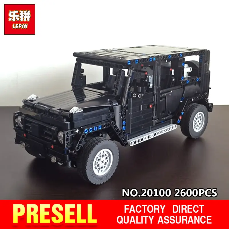 

Lepin Technic 20100 MOC-2425 G500 AWD Wagon RC off Road Vehicle Motors Trucks Model Building Blocks Bricks SUV Toys Kids Gifts