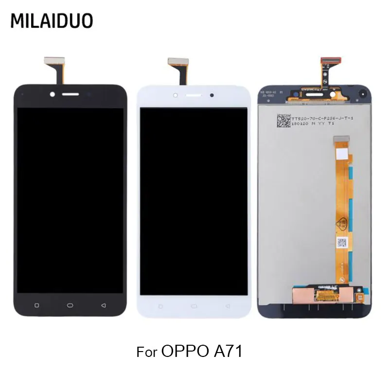 

TFT LCD Display For OPPO A71 IPS LCD Touch Screen Screen Digitizer Full Assembly Replacement Black White No Frame 5.2