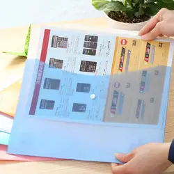 Корейский Канцелярские A4 Размеры папки файла сумка для хранения A4 Организатор Бумага держатель папке «документы» Офис Школьные