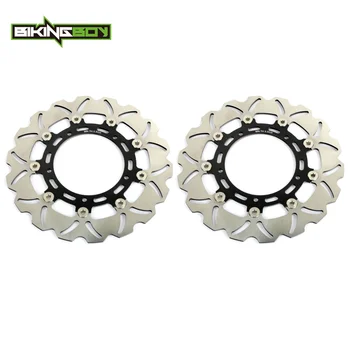 

BIKINGBOY Front Brake Discs Rotors Disks YZF R6 05-16 R1 07-14 FZ8 FAZER 8 800 / ABS 10- FZ8 N S XT 1200 Z ZE SUPER TENERE 18 17