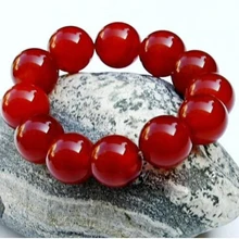 Браслет из красного натурального агата, браслет из нефрита, браслет из красного нефрита с кристаллами, ювелирные изделия из бисера для мужчин и женщин