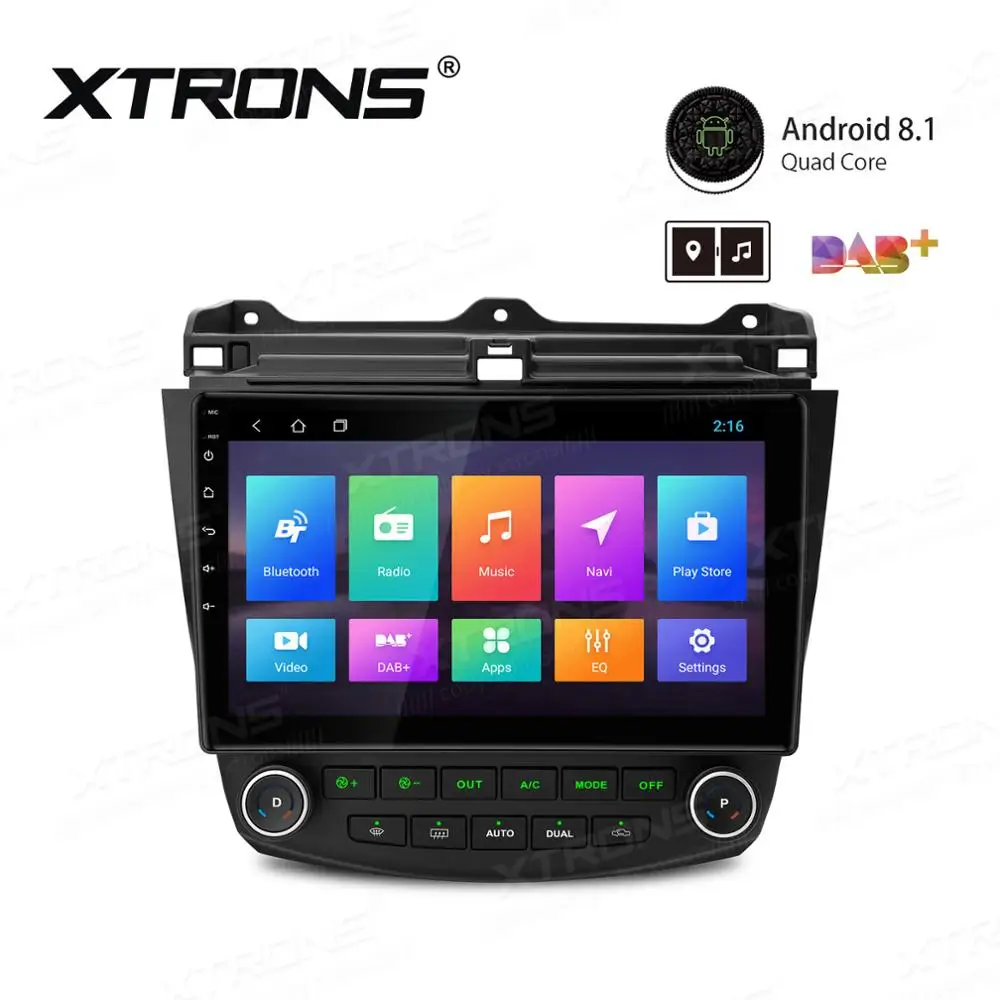 Cheap 10.1" Android 8.1 OS Car Multimedia Navigation GPS Radio for Honda Accord 2002-2007 with Picture-in-Picture Function Support 3