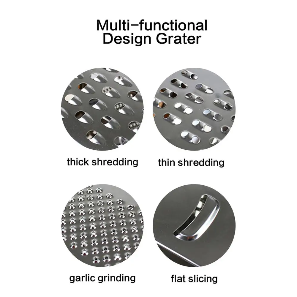 Fissman 4-сторонняя лампа многофункциональная терка для сыра чеснок, имбирь растительное картофеля резак для моркови