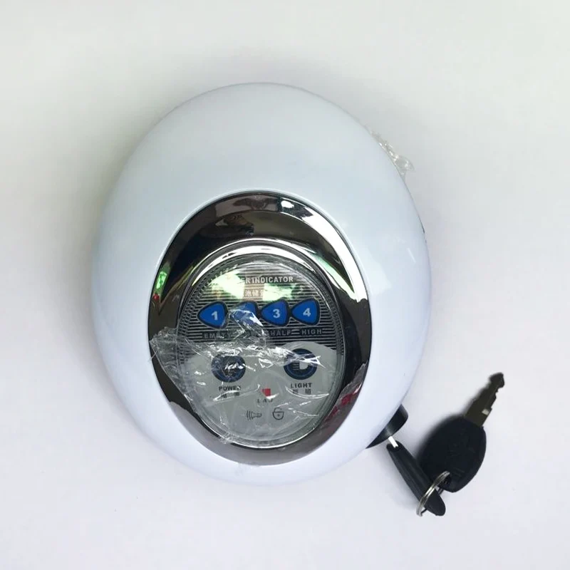 

5 in1 LED Headlight Frontlight for Electric Bike Scooter 24V Light with Horn Lock
