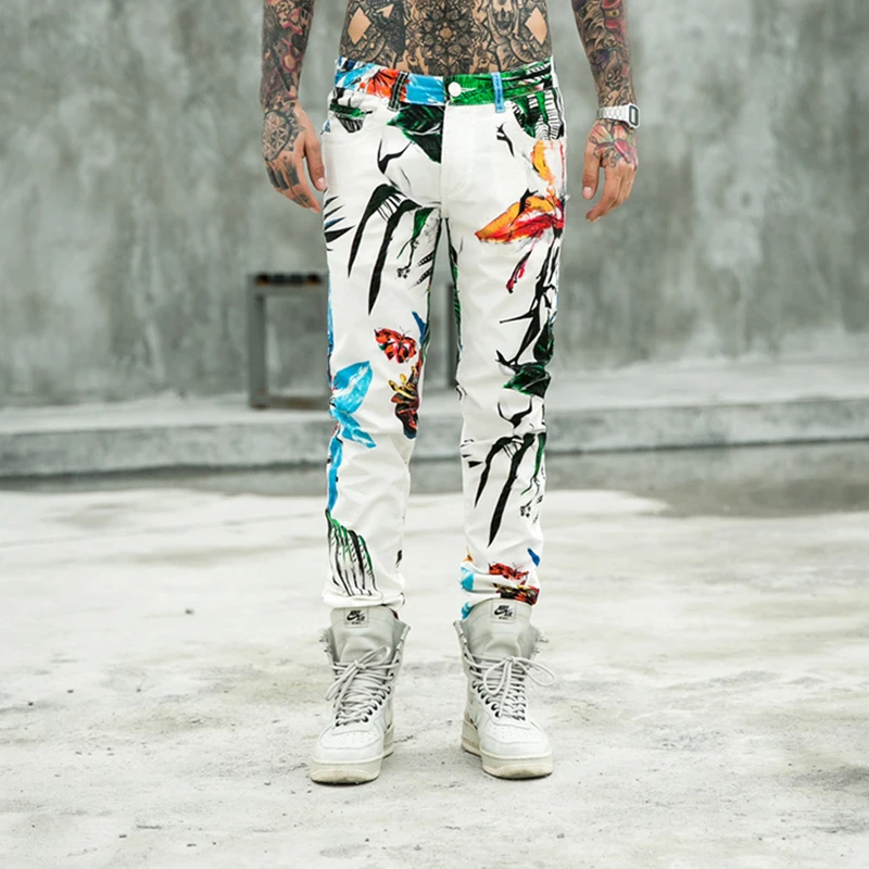 Jean imprimé homme Clearance