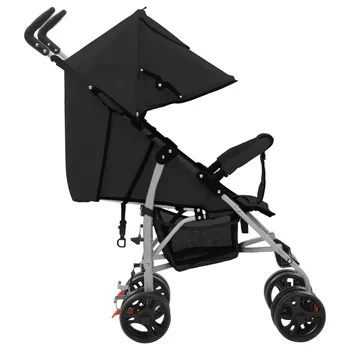 

2 In 1 Folding Baby Stroller Pram Removable Awning Double Locking System Four Wheels Stroller For 0-36 Months Baby