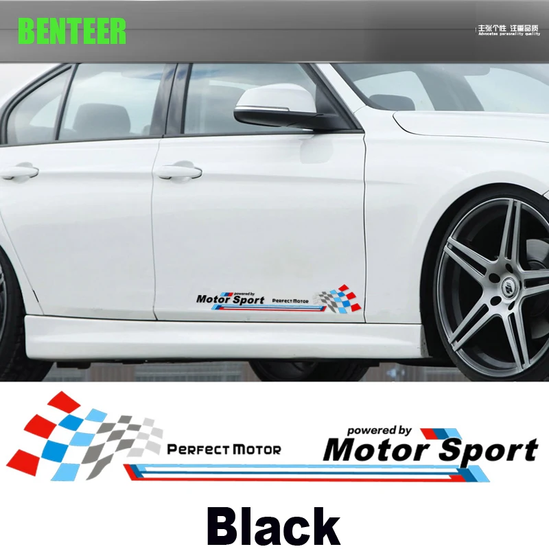 2 шт. автомобильные наклейки эмблемы для bmw F10 F20 F30 1 3 5 GT series X1 X3 X4 X5 X6|car door stickers|car body