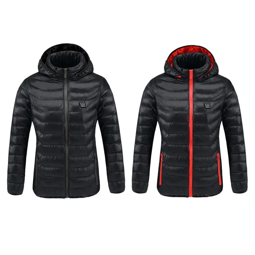 

1 Pair Outdoor Graphene Electric Heated Down Jacket USB Constant Temperature Heating Carbon Fiber Warm Winter Coat