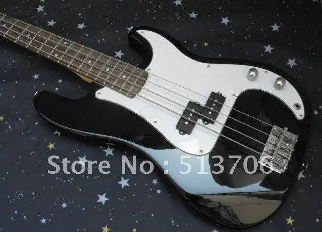 

Black 4 Strings Electric Bass Maple Fingerboard New Arrival Wholesale From China