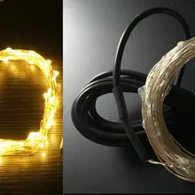 5 шт./партия 10 м 100 светодиодный s USB светодиодный медная нить сказочные огни микро лоза луна лампа Свадьба Рождество Сад Украшение-Гирлянда для вечеринки