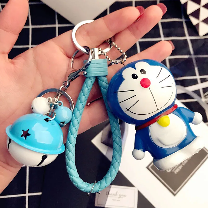 Мультяшная игрушка Дораэмон кошка кукла кожаная веревка Колокольчик Дети