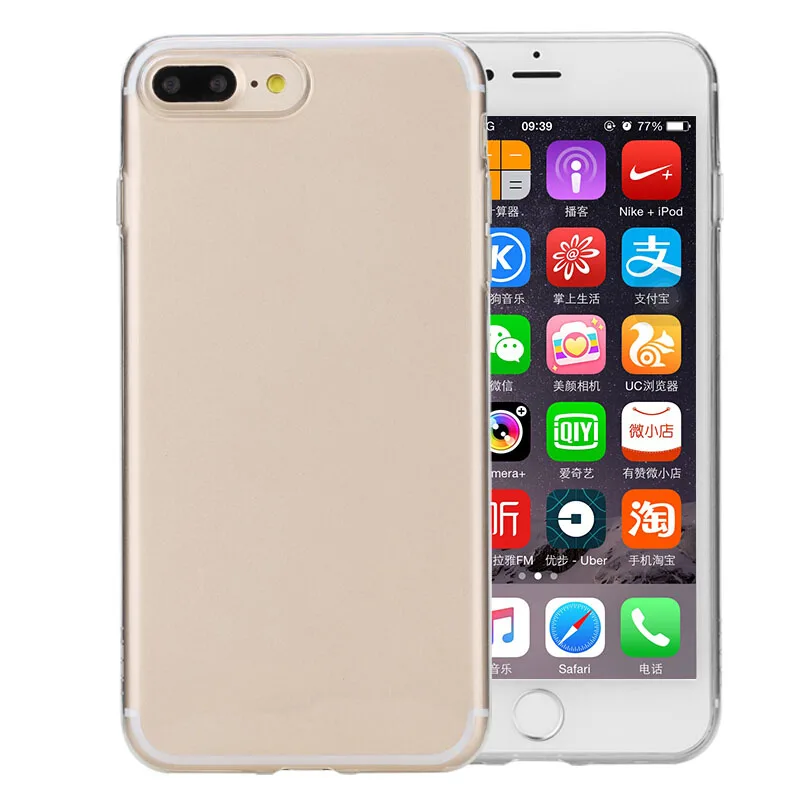 Ультратонкие прозрачные чехлы из ТПУ для iPhone X 8 8p 7 7p 6s 6sp 6 6p se 5 5s 5c 4 4s|Бамперы| |