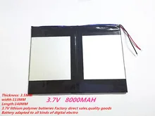 3.7 В 35113140 dual core, gemei G6T, VI40 dual core, A11 Четырехъядерный процессор tablet pc батареи 8000 МАЧ SGR241