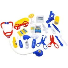 21 шт./компл. пластиковые Doctor equipment инструменты игрушки дети играть Ранние развивающие игрушки для детей девочек мальчиков подарки Детские игрушки