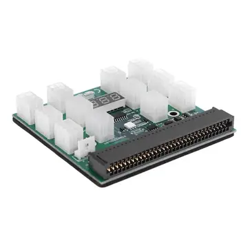 

100pcs PCI-E 12V 64Pin to 12x 6Pin Power Supply Server Breakout Board for GPU Power supply for PSU Server