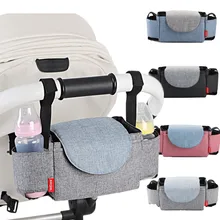 Baby Stroller Organizer Mummy Diaper Bag Multifunction Maternity Nappy Bag Baby Carriage Pram Cup Holder Stroller Accessories waterproof baby stroller bag organizer multifunction stroller accessories portable baby diaper bags maternity bag for wheelchair