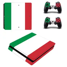 Италия Национальная плоская PS4 тонкая кожа Наклейка для playstation 4 консоль и контроллер PS4 тонкая наклейка виниловое покрытие