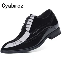 Мужские модельные туфли Cyabmoz классические Броги из натуральной