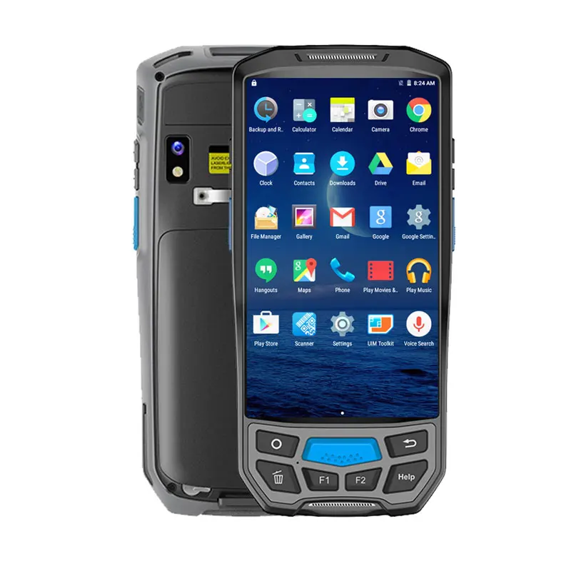 CARIBE يده الروبوت المساعد الرقمي الشخصي 1D 2D الباركود ماسحة البيانات جامع المحمول RFID طابعة حرارية CARIBE يده الروبوت المساعد الرقمي الشخصي 1D 2D الباركود ماسحة البيانات جامع المحمول RFID طابعة حرارية