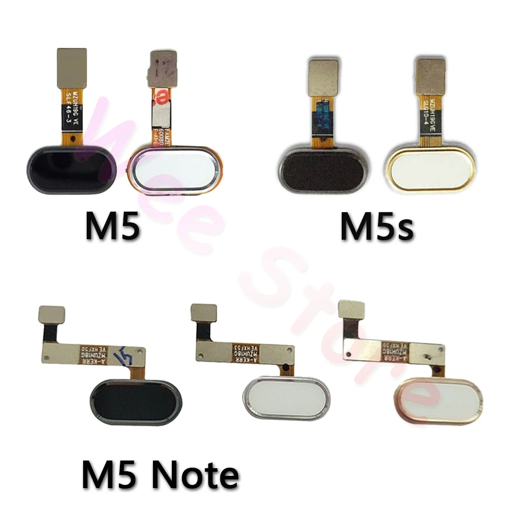 

Back Home Button Fingerprint Sensor Flex Cable For Meizu M5 Note M5s Original Phone Repair Parts