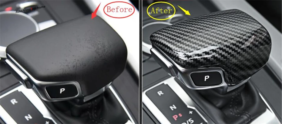 Внутренняя отделка Yimaautotrims из углеродного волокна подходит для Audi Q5 2018 2019 2020