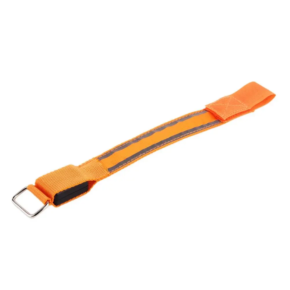 Светодиодный нарукавник, светящиеся нарукавники, защитные повязки для ног, для велоспорта/катания на коньках/вечерние/для съемки, 7 цветов - Color: Orange