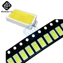 100 шт. Диод Белый SMD 5730 SMD5730 0,5 W светодиодный 5630 6000 К 6500 супер яркий чип SMD5630 5730SMD PCB SMT установки: светодиод 150mA