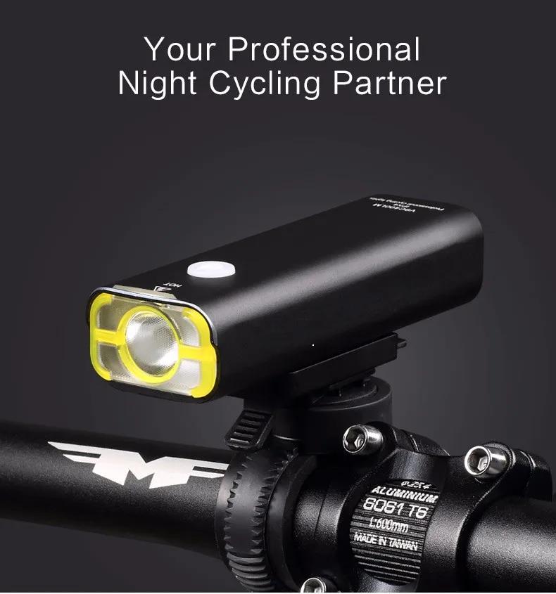 Sale WHEEL UP Usb Rechargeable Bike Light Front Handlebar Cycling Led Light Battery Flashlight Torch Headlight Bicycle Accessories 9