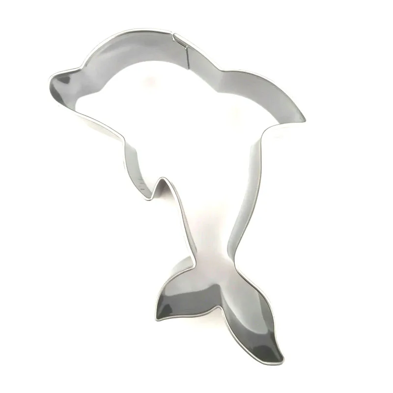 

Dolphin Cookie Cutter Ocean Animal Stainless Steel Biscuit Cutter Cookie Mold Baking Tools for Cakes