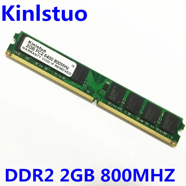 Mediador Disturbio Creta Wholesale 100% New 2gb Ddr2 800mhz Pc2-6400 For Desktop Ram Memory 2gb /  Free Shipping! - Rams - AliExpress