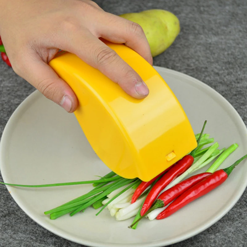 Портативный ручной вращающийся нож для мяса лука пиццы лезвия из нержавеющей