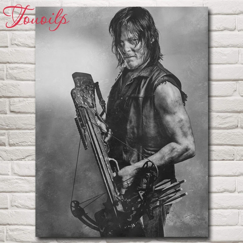 

diy 5D Diamond Painting Cross Stitch The Walking Dead Full Square Drill Arts Diamond Embroidery Rhinestones Painting beadwork