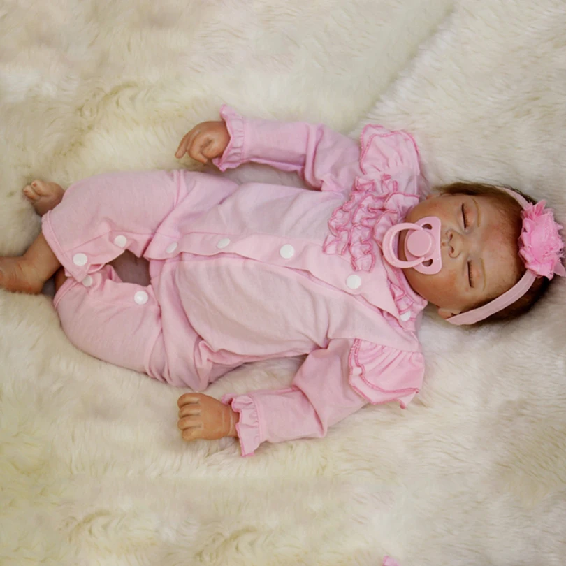 50cm silicone reborn baby Sleeping Dolls Toy For Sale Cheap Vinyl